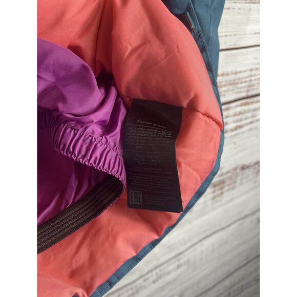 Burton Jacket Girls Medium Blue Teal DRYRIDE Hooded Insulated Snowboard Ski - Picture 5 of 9